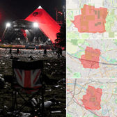 Is Glastonbury Festival bigger than Coachella Festival or even some small countries? A new website can help you discover just how big the festival site is compared to other areas (Credit: Getty Images)