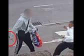 An off-duty response officer, PC Rishi Thobhani, has described how he jumped into action and chased down a shoplifter - despite being threatened with a large kitchen knife. 