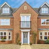 A gorgeous house with large bay windows and a juliet balcony could be someone's very special 'forever home'