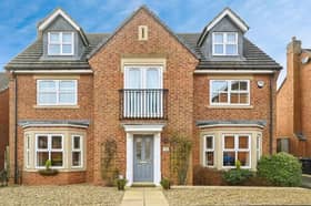 A gorgeous house with large bay windows and a juliet balcony could be someone's very special 'forever home'