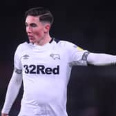 Former Liverpool midfielder Harry Wilson during his loan at Derby. Picture: Nathan Stirk/Getty Images