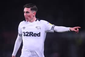 Former Liverpool midfielder Harry Wilson during his loan at Derby. Picture: Nathan Stirk/Getty Images