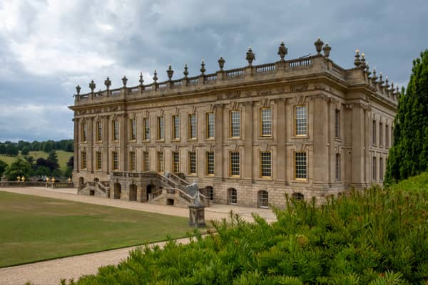 Chatsworth House has famously been the filming location for the TV and film adaptations of Pride and Prejedice, as well as many other historical dramas over the years. (Photo Credit: Adobe Images)