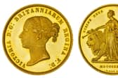 The ‘world’s most beautiful coin’ depicting Queen Victoria as a royal fairy guiding a lion has sold for £267,000, 182 years after it was minted for her coronation. 