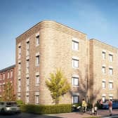 An artist's impression of phase four of the Castleward development in Derby city centre