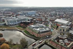 Derby from above