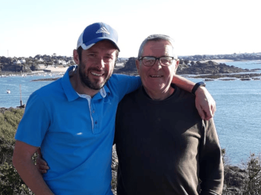 Chris Sexton, pictured on the right