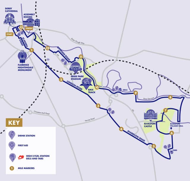 The Ramathon route