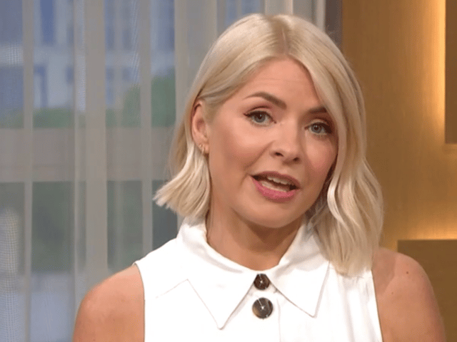 Ferne McCann’s daughter baby Flinty ‘poo’s’ on Holly Willoughby during This Morning programme 