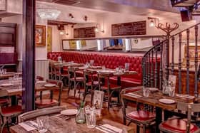 Bistrot Pierre serves regional French dishes including Sunday Roast