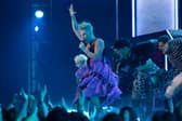 P!NK performs onstage at the 2023 iHeartRadio Music Awards at Dolby Theatre in Los Angeles, California on March 27, 2023.