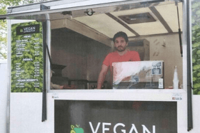 Qasim Khan, 19, wants to set up a new Vegan Express stall in Derby city centre
