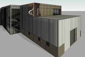 An artist's impression of Derby College Group's new state-of-the-art training centre  