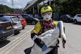 The RSPCA has returned a female swan to be with her partner and cygnets after she was treated for wing injuries following an attack by two teenagers who were seen stabbing her with sticks.