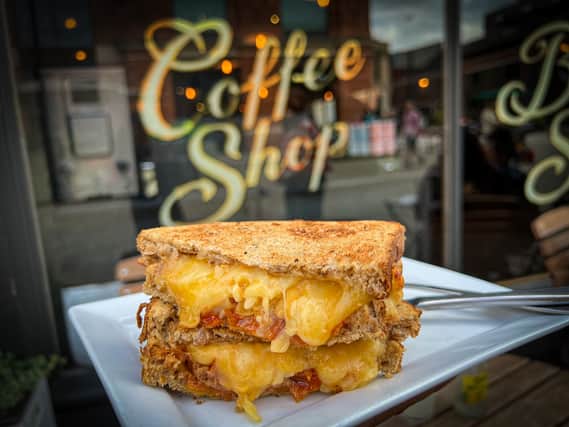 This loaded cheese toastie is one of the sandwiches the Sandwich Tester could be enjoying from 200 Degrees Coffee