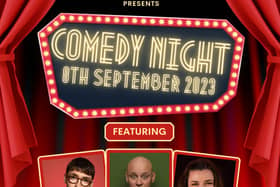 Tickets for the comedy fundraiser event costs £15