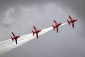 The Red Arrows have a busy weekend of displays, including the Clacton Airshow