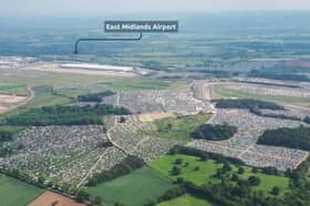 A Derby man who recklessly flew his drone over the Download Festival site and into the restricted airspace of a major international airport has been sentenced at court.  