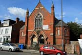 The former church and Sunday School is up for auction later this week.