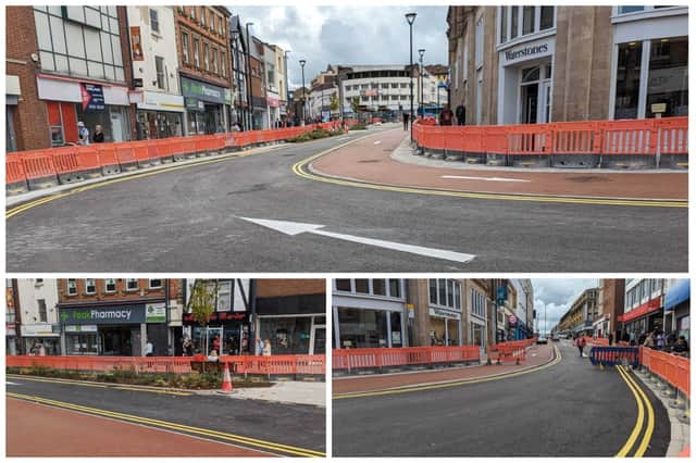 Work to upgrade St Peter's Street in Derby city centre is almost complete.