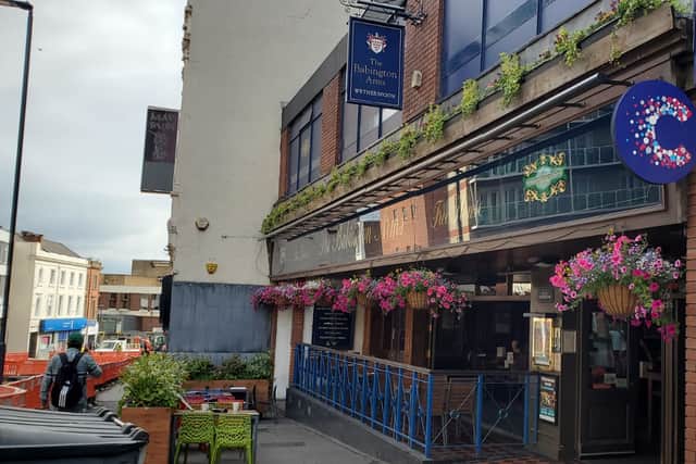 The Babington Arms is on the market and will remain a Wetherspoon pub until it is sold.