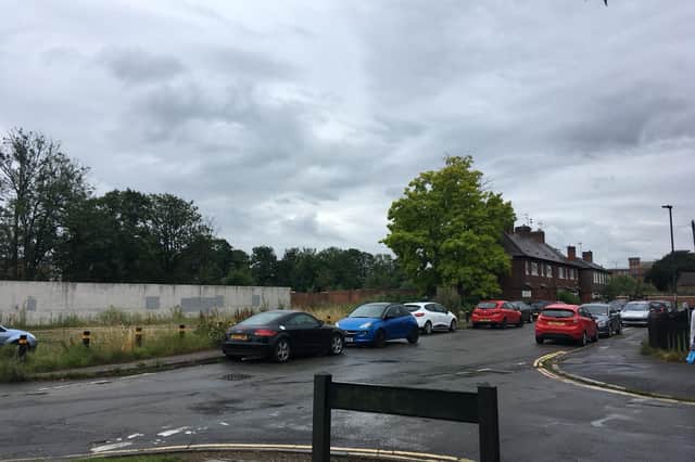 Duke Street in Derby where a Derby City Council plan to build new apartments has been put on hold.