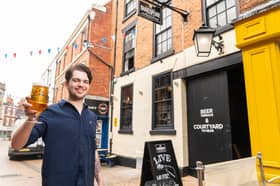 Will Spenser outside the revamped pub