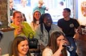 People enjoying an evening at YADA Collective alcohol-free bar in Derby.