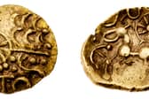 The circa 50 BC gold coin was found in a Hampshire field.
