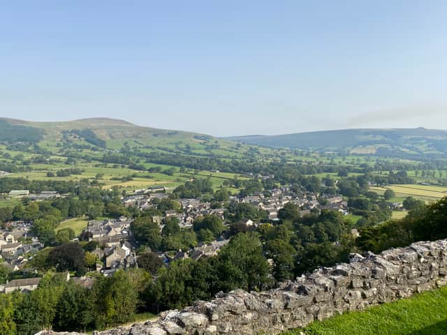 Peveril Castle commands amazing views of Castleton