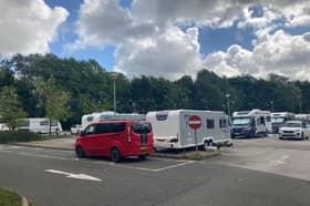 Travellers illegally pitched up at the Springwood Leisure Centre Car Park in July, forcing the venue to close for a weekend. 