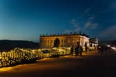 Chatsworth House a magical site lit up with twinkling fairy lights, is set to welcome crowds during the upcoming festive season 