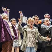 The cast of Brassed Off at Derby Theatre are accomplished actors who deliver an unforgettable performance | Image Pamela Raith Photography