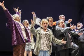 The cast of Brassed Off at Derby Theatre are accomplished actors who deliver an unforgettable performance | Image Pamela Raith Photography