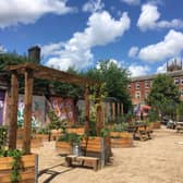 Derby's new Electric Daisy public garden opened on Saturday, June 24. 
