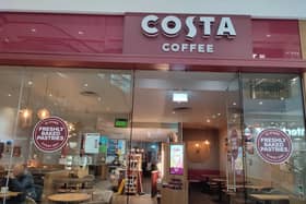 The Costa Coffee store in Derbion shopping centre is selling festive treats from biscuits, muffins, blondies and more