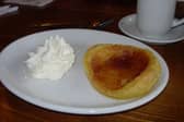 A famous Bakewell pudding - one of Derbyshire's most famous foods 