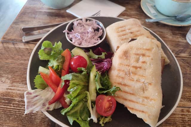 Cheesy ciabatta sausage and onion chutney melt was a plate full of fresh and tasty food | Image Ria Ghei