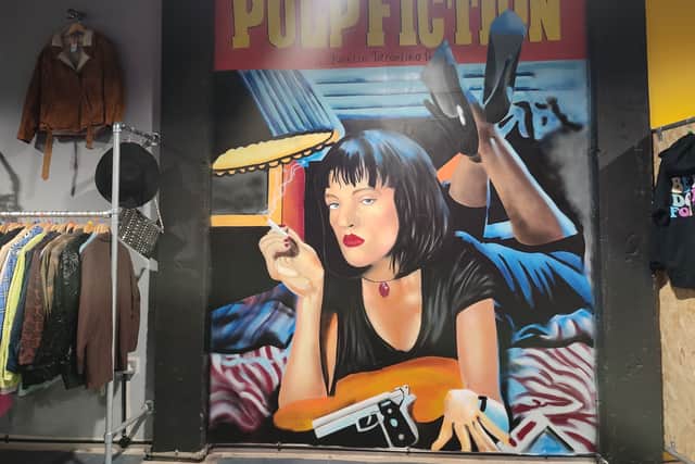 Do you feel like you're being watched? This Pulp Fiction poster brings the cool to the DAPP party | Image Ria Ghei