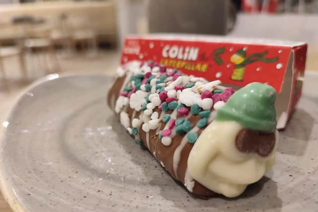 A fun festive treat that you can grab and go is this mini Colin Caterpillar | Image Ria Ghei