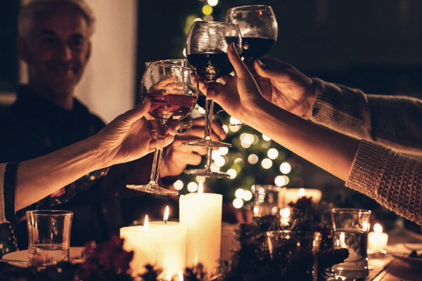 We'll cheers to a delicious vegan Christmas dinner 