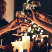 We'll cheers to a delicious vegan Christmas dinner 