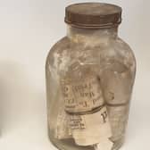 Time capsules discovered during the Market Hall refurbishment contain snippets of history and are now part of an exhibition in Derby