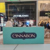 Cinnabon's beautiful signage at Derbion is inviting | Image Ria Ghei