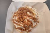 Lotus Biscoff Bon was topped with a generous sprinkling of Lotus biscuits | Image Ria Ghei