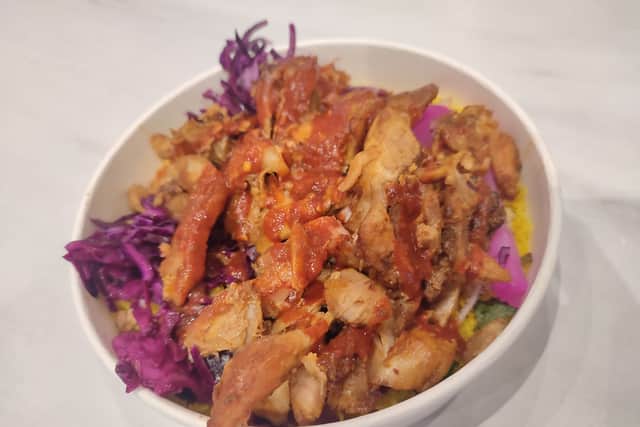 Rox Box Shawarma Chicken was a filling lunch | Image Ria Ghei