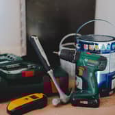 An example of a range of tools that could be available soon from the library include power drills and screw kits 