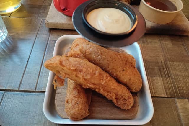 Frickles are fried pickles which were a tangy delight | Image Ria Ghei
