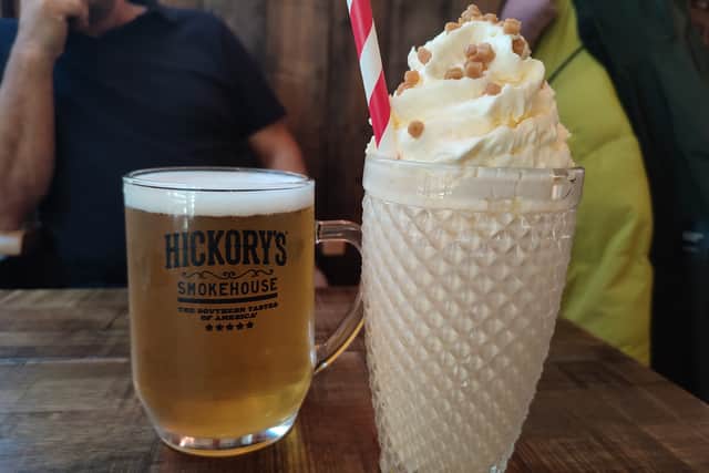 Beer and milkshake went down a treat, but the milkshake was a winner that I am still thinking about days later | Image Ria Ghei
