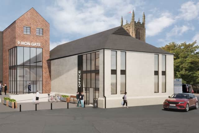 The mixed use building is set to make Iron Gate an even busier area with its planned office suites and residential units | Image JSA Architects